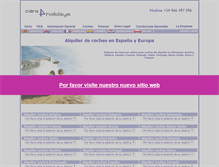 Tablet Screenshot of es.cars4holidays.com